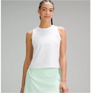 Lululemon grid-texture tennis tank. Size 12